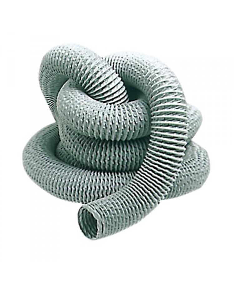 Rallonge Tuyau Aspirateur 50 Mm Intérieur - 4 M, Gris, Flexible Et Résistant Aux Températures élevées