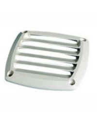Grille d'aération pour prise d'air en ABS blanche 85x85 mm