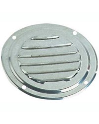 Grille d'aération circulaire en inox Ø 102 mm - avec moustiquaire