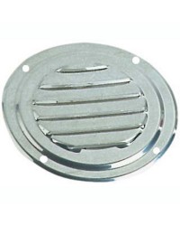 Grille d'aération circulaire en inox Ø 125 mm - avec moustiquaire