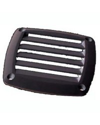 Grille d'aération pour prise d'air ABS noire 125x125 mm