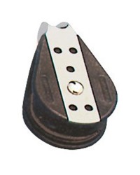 Poulie simple billes fixe pour corde de 10x38mm