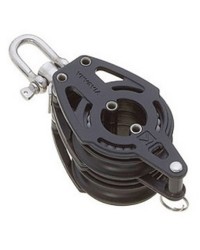 Poulie double à ringot sur sphère pour bout de 12mm
