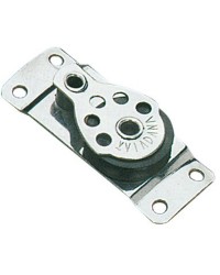 Poulie simple plat pont pour corde 6x25mm