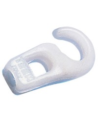 Crochet nylon 5 mm - blanc