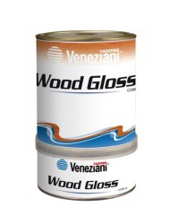 Peinture polyuréthane WOOD-GLOSS 2 composants pour bois - 0,75 - transparente