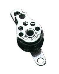 Poulie simple inox plat pont Ø17x5mm
