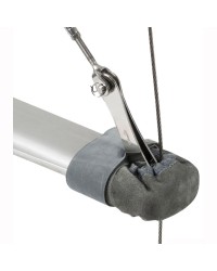 Embout de barre de flèches en cuir naturel 122-154 mm