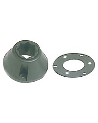 Support octogonale pour manivelle winch Ø52mm