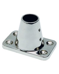 Platine chandelier droit pour chandelier Ø25mm - base 90x56
