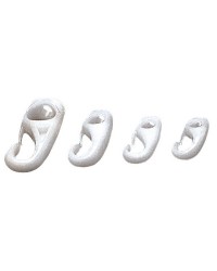 Crochet nylon 6 mm - blanc