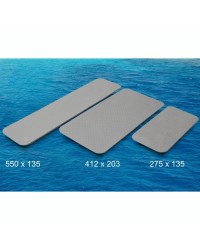 Revêtement TREADMASTER auto adhésif 412x203mm - gris clair X 2 pièces