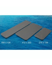 Revêtement TREADMASTER auto adhésif 412x203mm - gris X 2 pièces