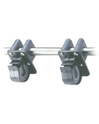 Support + collier Ø20/25mm pour balcon