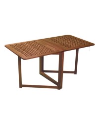 Table teck pliante 78x145x70cm