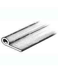 Profilé pour annexe 2 x 36 x 12 mm - noir - bobine de 24 M