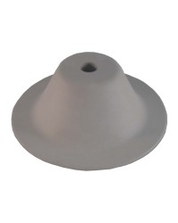 Ventouse support de bimini pour pneumatique - Ø100mm - trou Ø11,5mm - gris