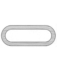 Cadre teck pour porte-objet