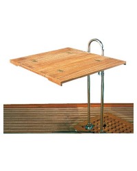 Plan de table teck 70 x 64 cm