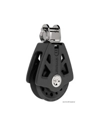 Poulie simple à chape LEWMAR Ø50mm pour corde 6/10mm - noire