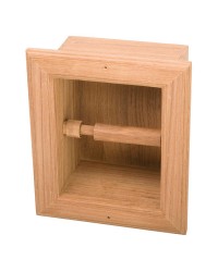 Distributeur de papier hygiénique à encastrer bois 240x150x150mm