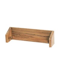 Porte-essuie tout en teck 310x97x90mm