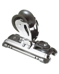 Chariot de génois avec poulie LEWMAR 148mm droit pour voilier jusqu'à 16M