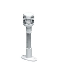 Hampe feu et base blanc 20 cm