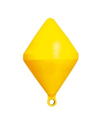 Bouée de balisage bi-conique D40cm jaune - non remplie