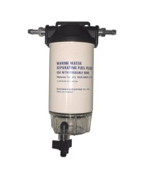 Filtre essence avec décanteur transparent - 200 l/h