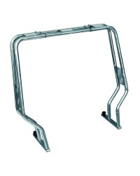 Roll bar pour semi-rigide - tube inox 40 mm - H120 cm - 156 / 206 cm