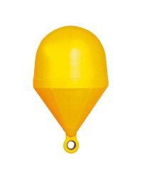 Bouée de balisage sphérique D80cm jaune - remplie de mousse