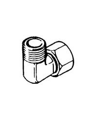Raccord pivotant 90° pour pompes Ultraflex - 3/8'