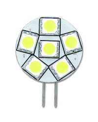 Ampoule LED - G4 latérale 23 mm - 9 - 32 V - 70 lumens - Blister de 1