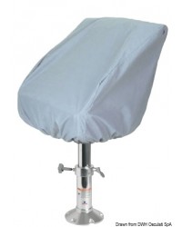 Couvre-siège biplace en tissu 53x90x89cm gris 300D