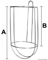 Porte pare-battage inox à composer ø21,5cm EASY FENDER