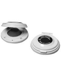 Contacteur à pied blanc pour guindeau Quick - bouton noir ACG0024