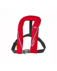 Gilet Pilot 165 automatique+ harnais rouge 66801 PLASTIMO