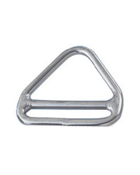 Anneau inox triangulaire barette 6x50mm 39.601.02