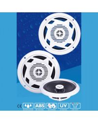 Haut parleur DISCO - la paire - 120 W - blanc