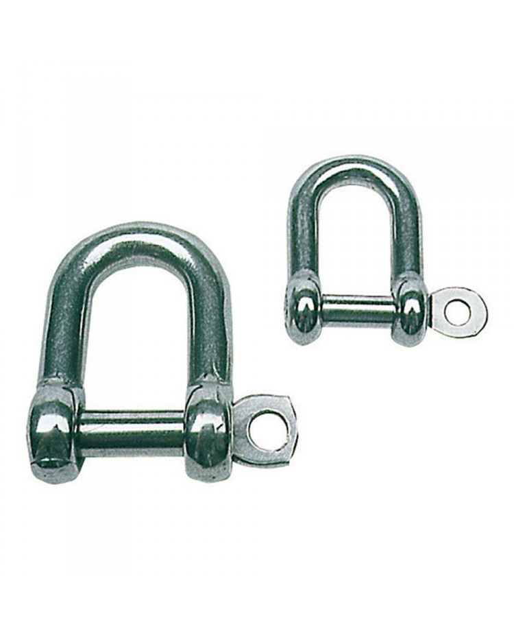 Manille Droite INOX 316 Extra Large 5mm - Lot De 4