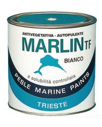 Antifouling érodable Marlin TF pour toute coque - 0,75L - blanc