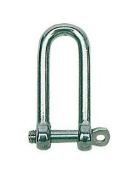 Manille longue inox ø8 mm