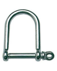 Manille large inox ø6 mm - pièce