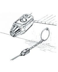 Jonction CORDAGE/chaine - inox - bouts ø16 mm, chaîne 10 mm