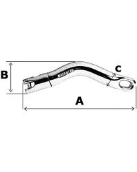 Jonction Twist inox chaîne de 10 à 12 mm