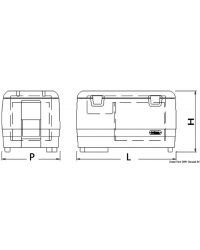 REFRIGERATEUR/congélateur portable ISOTHERM 42L - 44x58x35cm - 12V/24/220V