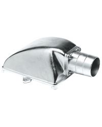 Crépine Ø38mm horizontale .inox avec clapet anti- retour et grille