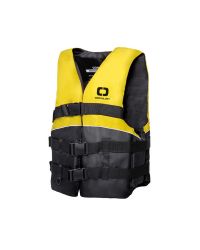 Gilet de ski nautique 50N Dominator FREYRIE 25/40 kg jaune fluo/noir