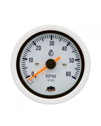 Afficheur compte-tours 0-6000 RPM- G Line - Ø 84 mm - blanc